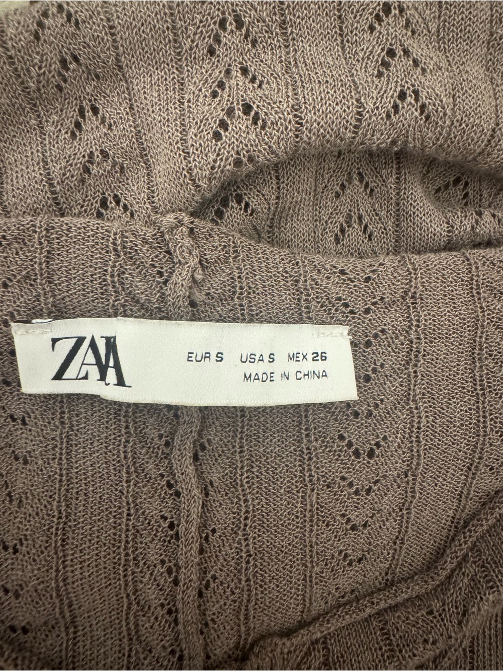 Zara Taupe Sleeveless Knit Maxi Dress - Picture 3 of 6